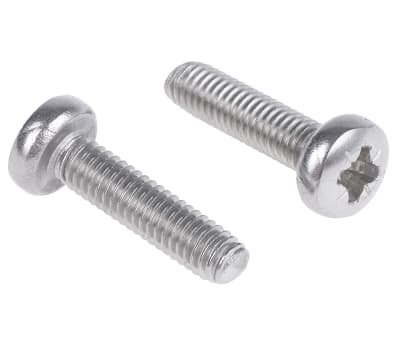 Product image for A2 s/steel cross pan head screw,M4x16mm