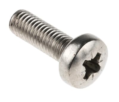 Product image for A2 s/steel cross pan head screw,M5x16mm