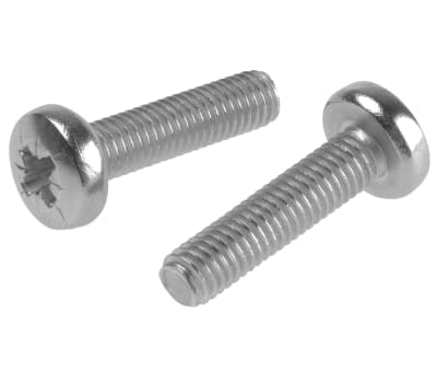 Product image for A2 s/steel cross pan head screw,M5x20mm
