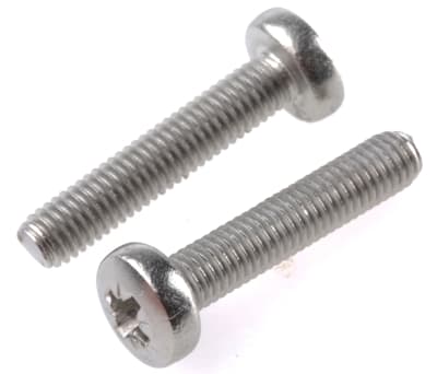 Product image for A2 s/steel cross pan head screw,M5x25mm