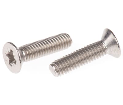 Product image for A2 s/steel cross csk head screw,M4x16mm