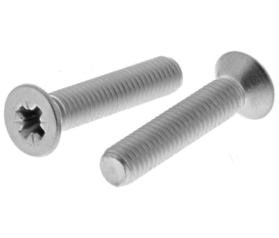 Product image for A2 s/steel cross csk head screw,M5x25mm