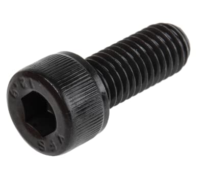 Product image for Blk steel hex skt cap head screw,M8x20mm