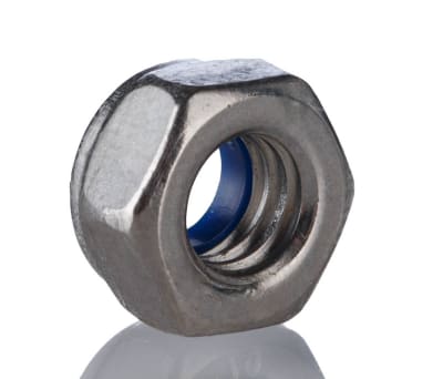 Product image for Zinc plated steel self locking nut,M10