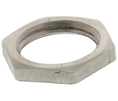 Product image for LOCKNUT METAL PG9 NICKEL PLATE