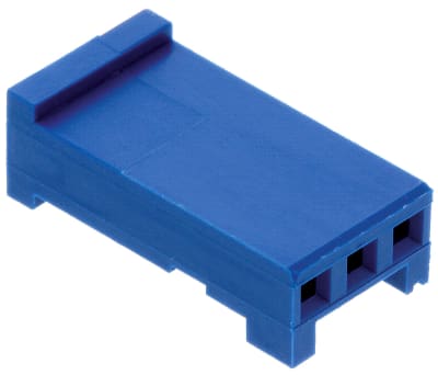 Product image for 3 way single row HE14 crimp socket shell