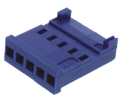 Product image for 5 way single row HE14 crimp socket shell