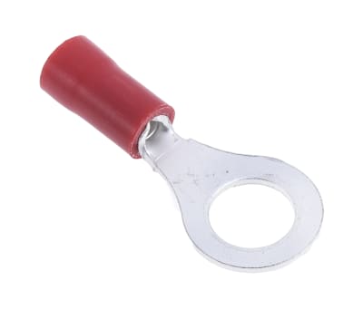 Product image for Red M6/0BAcrimp ring terminal0.5-1.5sqmm