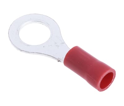 Product image for Red M6/0BAcrimp ring terminal0.5-1.5sqmm