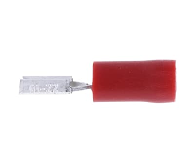 Product image for Red crimp 2.8/0.8mm female receptacle