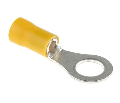 Product image for Yel M8 crimp ring terminal,2.5-6.5sq.mm