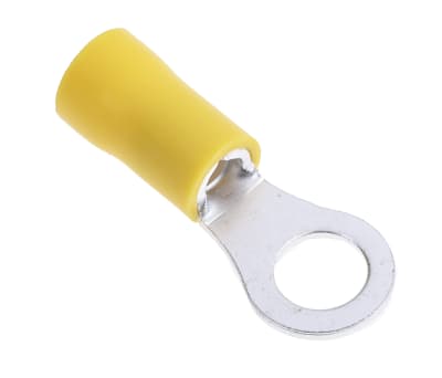 Product image for Yel M6 crimp ring terminal,2.5-6.5sq.mm