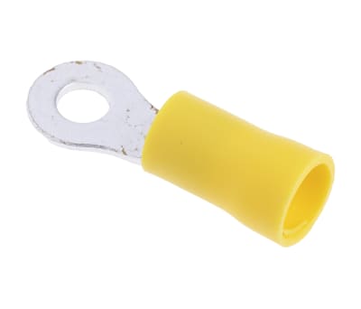 Product image for Yel M4 crimp ring terminal,2.5-6.5sq.mm