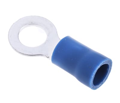 Product image for Blue M5 crimp ring terminal,1.5-2.5sq.mm