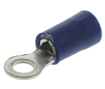 Product image for Blu M3.5crimp ring terminal,1.5-2.5sq.mm