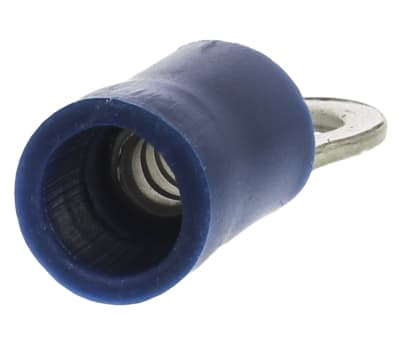 Product image for Blu M3.5crimp ring terminal,1.5-2.5sq.mm