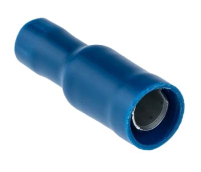 Product image for Blue crimp female bullet terminal,4.9mm