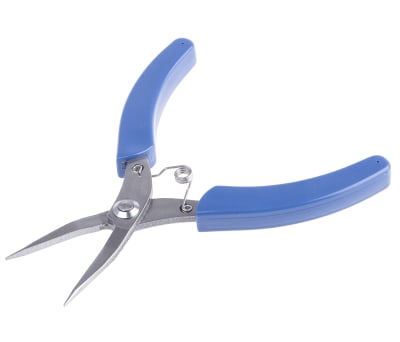 Product image for S/steel half-round nose plier,130mm L