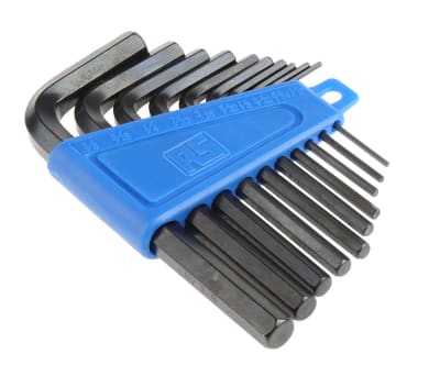 Product image for 10 piece Lshape imperial hexagon key set