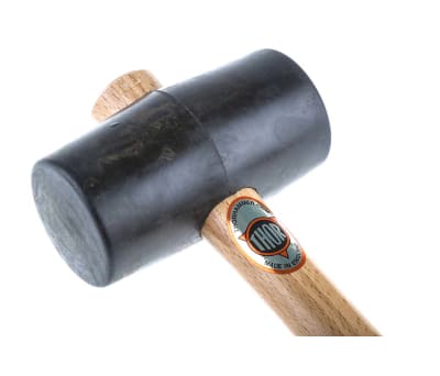 Product image for Black rubber mallet,525gm