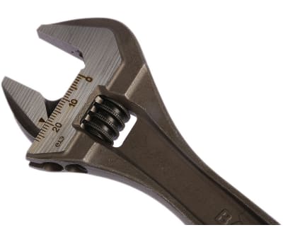 Product image for 8in adjustable spanner with scale