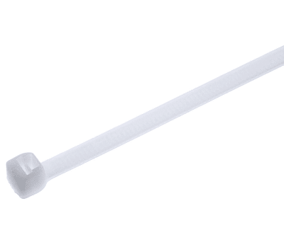 Product image for Thomas & Betts White Cable Tie Nylon, 186mm x 4.6 mm