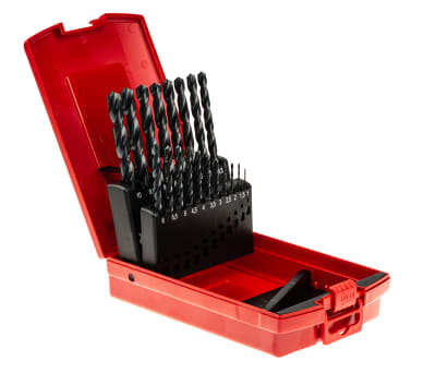 Product image for A190 HSS DRILL SET NO201, 19PC, 1-10MM