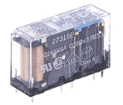 Product image for Force guided Relay, 3PST-NO, SPST-NC, 6A