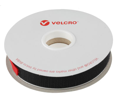 Product image for VELCRO HOOK TAPE 5M X 20MM, BLACK