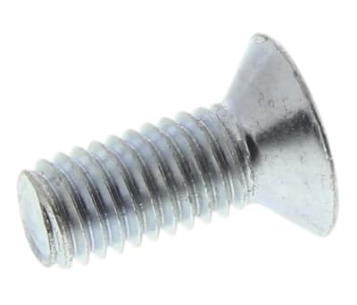 Product image for ZnPt steel cross csk head screw,M5x12mm