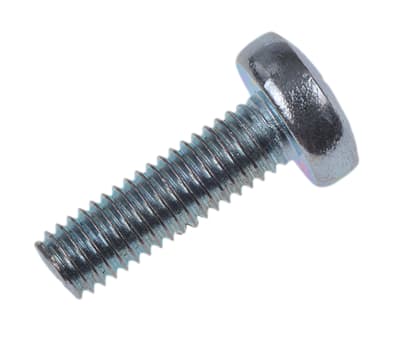 Product image for ZnPt steel cross pan head screw,M5x16mm