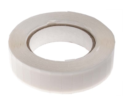 Product image for Double sided pre-cut tape,25mm x 12mm