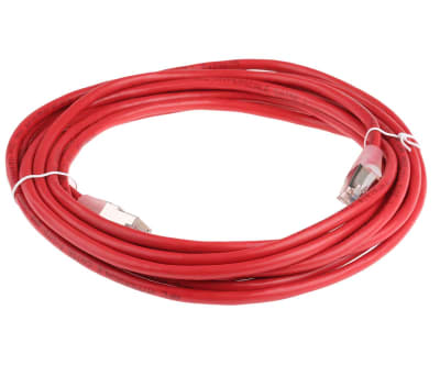 Product image for Patch cord Cat 5e FTP PVC 5m Red