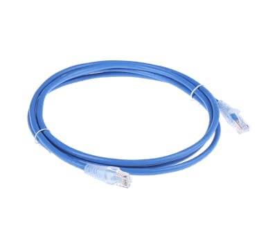 Product image for Patch cord Cat 5e UTP PVC 2m Blue