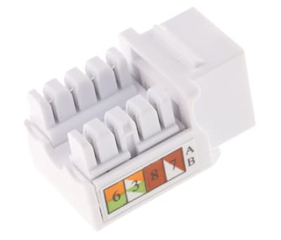 Product image for Jack Cat 6 UTP standard 90D-White