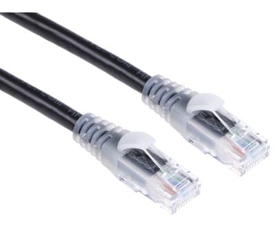 Product image for Patch cord Cat 6 UTP PVC 10m Black