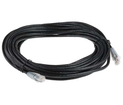 Product image for Patch cord Cat 5e UTP PVC 10m Black