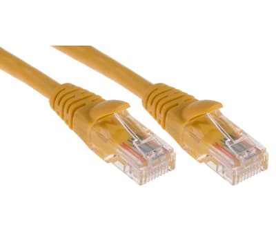 Product image for Patch cord Cat 5e UTP PVC 10m Yellow