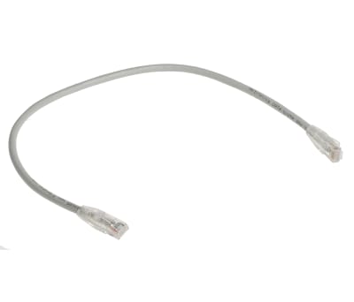 Product image for Patch cord Cat 6 UTP PVC 0.5m Grey