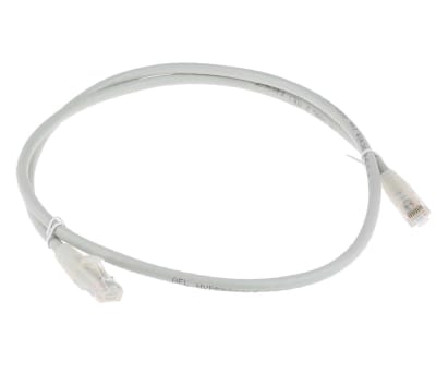 Product image for Patch cord Cat 6 UTP PVC 1m Grey