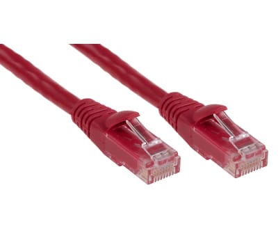 Product image for Patch cord Cat 6 UTP PVC 1m Red