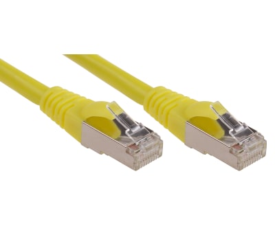 Product image for Patch cord Cat 6 FTP LSZH 10m Yellow