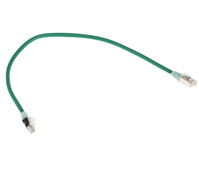 Product image for Patch cord Cat 6 FTP LSZH 0.5m Green