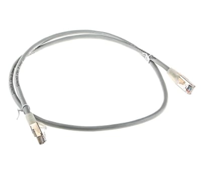 Product image for Patch cord Cat 5e FTP PVC 1m Grey