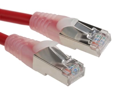 Product image for PATCH CORD CAT 5E FTP PVC 1M RED