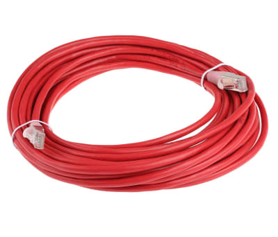 Product image for Patch cord Cat 5e FTP PVC 10m Red