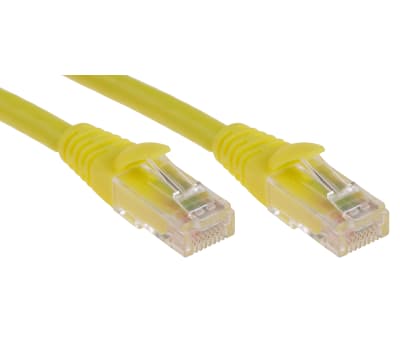 Product image for Patch cord Cat 6 UTP LSZH 5m Yellow