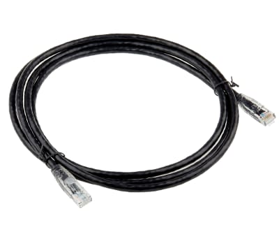 Product image for Patch cord Cat 6 UTP PVC 2m Black