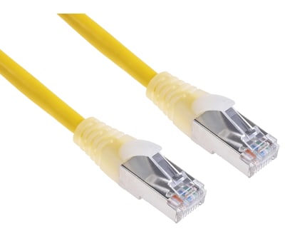 Product image for Patch cord Cat 5e FTP PVC 10m Yellow