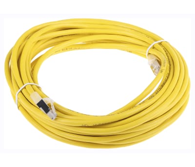 Product image for Patch cord Cat 5e FTP PVC 10m Yellow